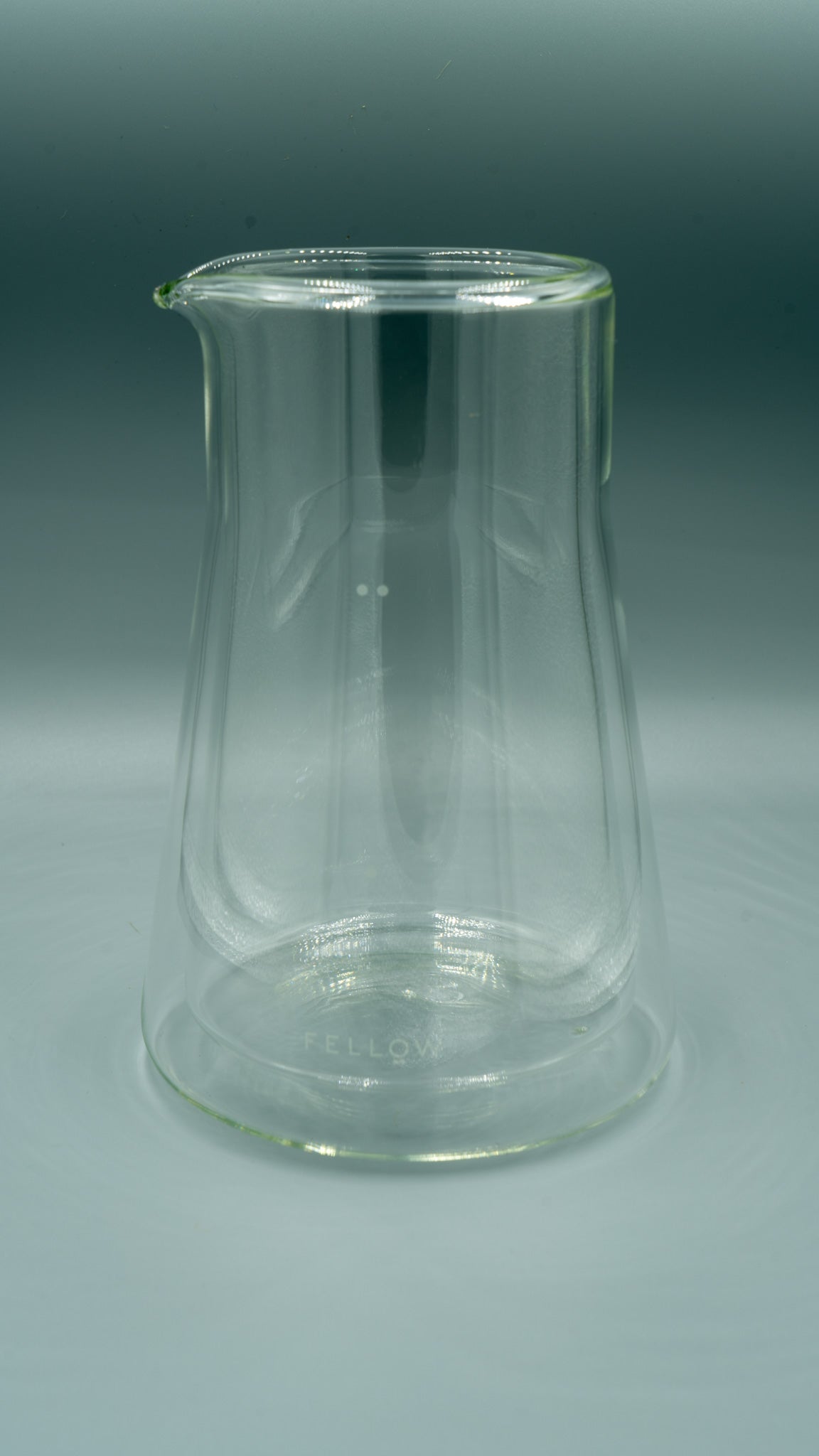 Double Walled Glass Carafe.